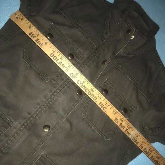 J. CREW utility relaxed boyfriend field jacket roll up cuffs NEW Size XS - Picture 6 of 10